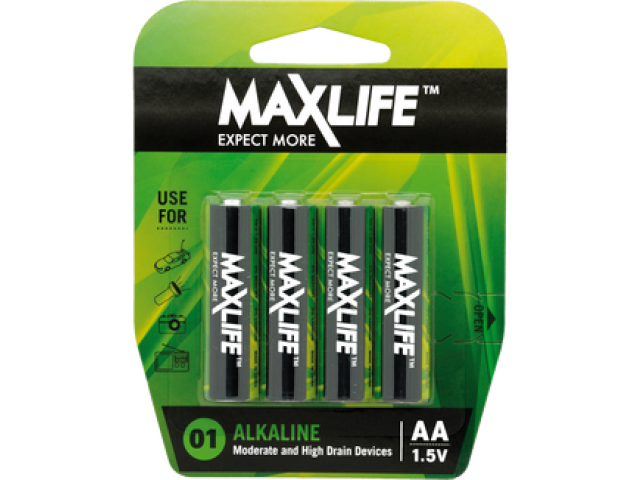 Battery AAA Max Life Alkaline