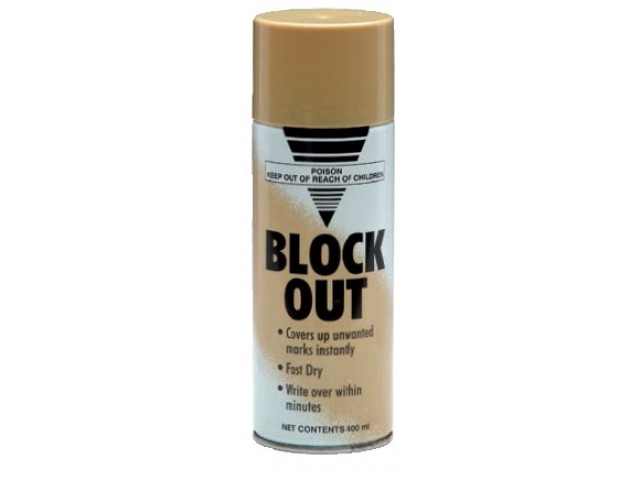 Blockout  Spray Paint 400ml Spraywell