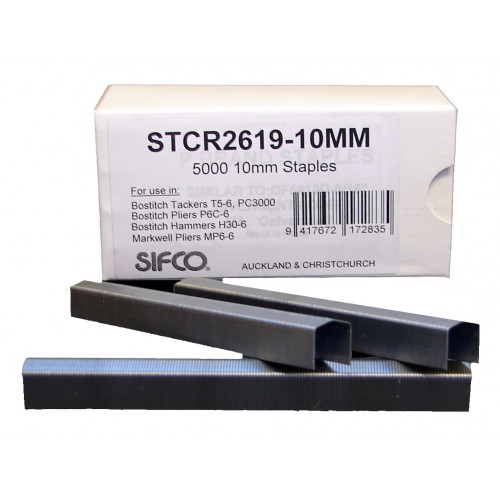 Bostitch BOSR501910 10mm Galvanized Staples For Powerslam - Pack Of 5000