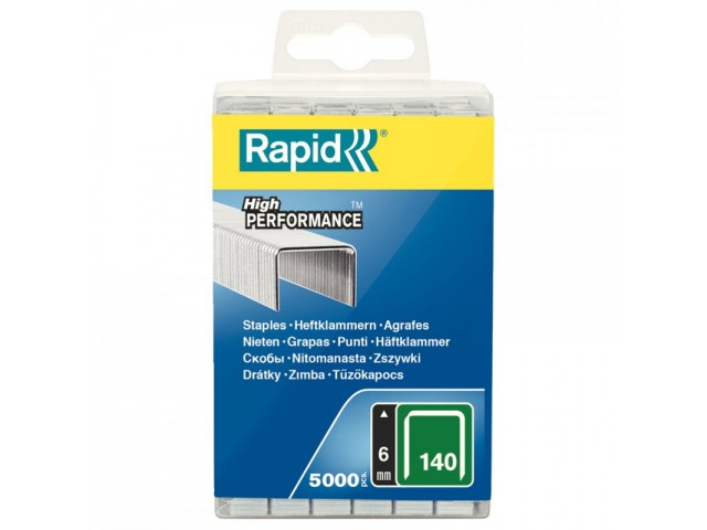 Rapid 140 Series Staples 6mm (5000/Box)