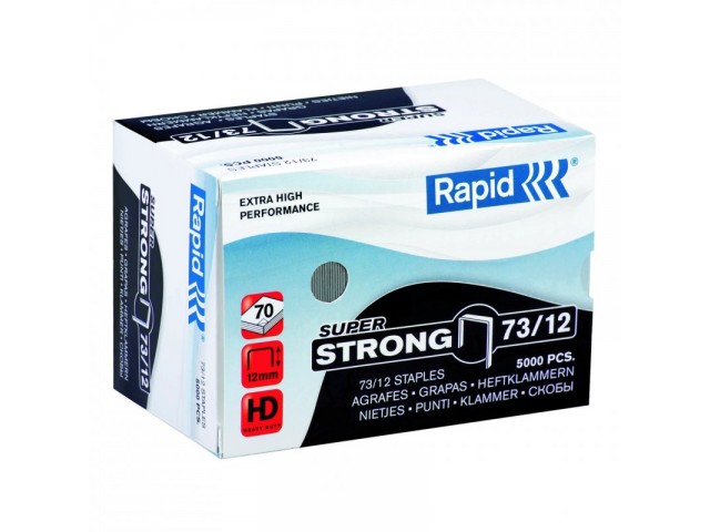 Rapid 73 Strong 12mm Staples (Box/5000)