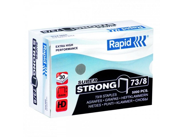 Rapid 73 Strong 8mm Staples (Box/5000)