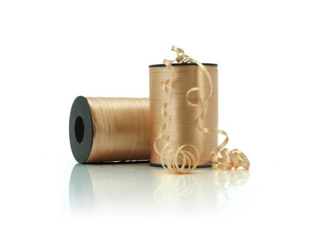 Curling Ribbon Crimped Gold 