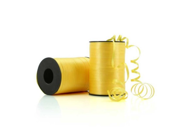 Curling Ribbon Crimped Yellow