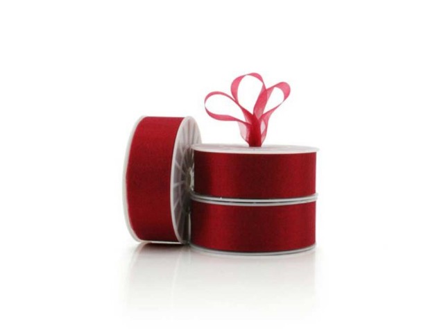 Chiffon Ribbon  Burgundy