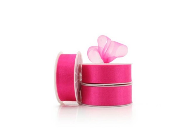 Chiffon Ribbon Fuchsia