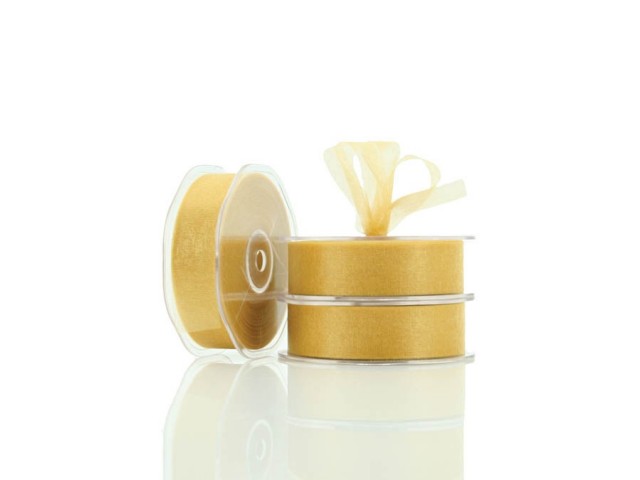 Chiffon Ribbon Gold