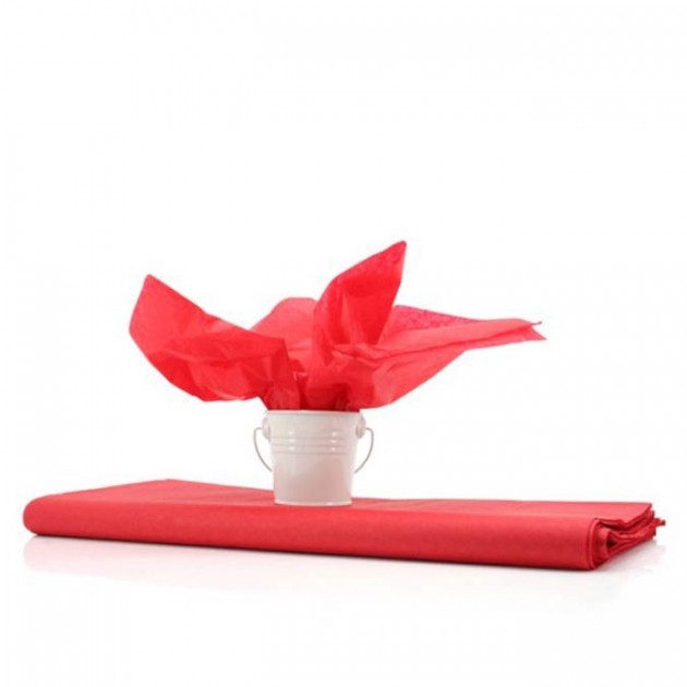 Red - Tissue Paper Ream 750mm x 500mm, 480 Sheets - Red