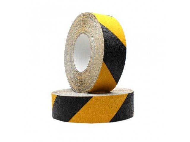 4702 Medium Grit Safety Tape Black/Yellow 50mm