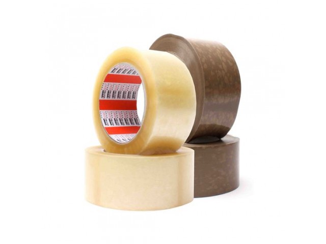 Natural Rubber Adhesive Packing Tape Clear