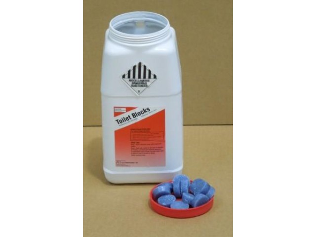 Fragrance Toilet/Urinal Blocks 4kg Container