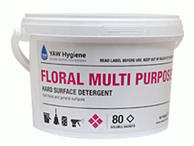 YAW (You Add Water) Floral Multi-Purpose Cleaner (80 Sachets)