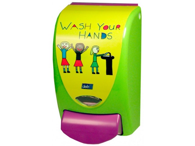 Deb Dispenser for 1L Refills - 'Wash Your Hands'