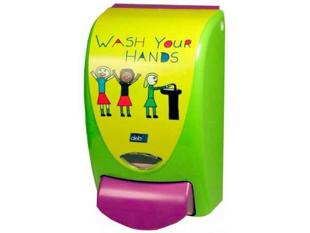 Deb Dispenser for 1L Refills - 'Wash Your Hands'