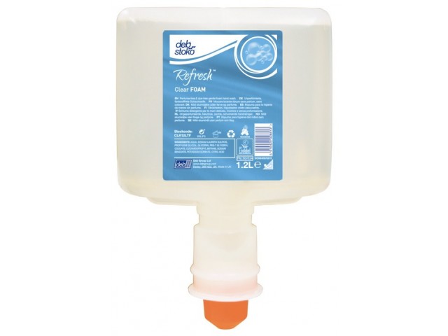 Deb 'Refresh' Foaming Hand Wash (Clear) 2L Refill