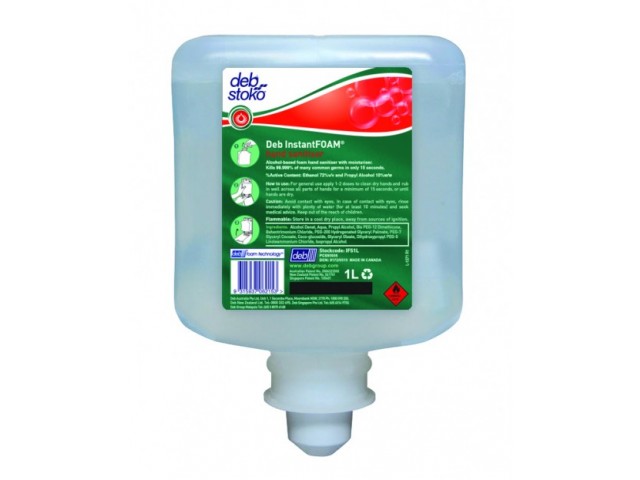 Deb Instant Foam Sanitiser - 1L Refill