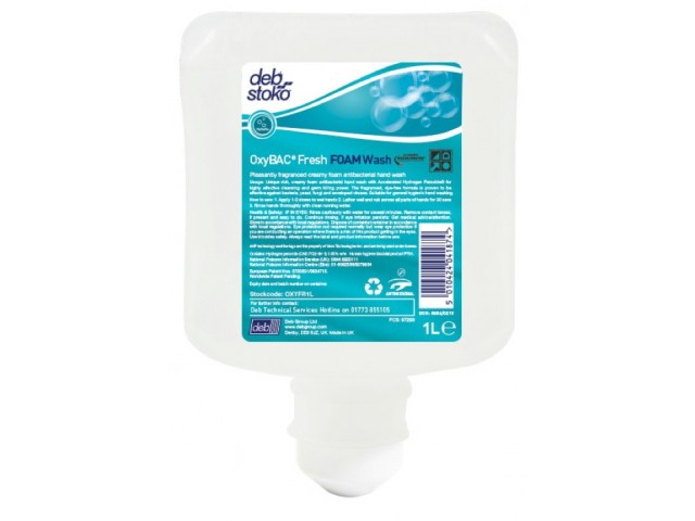 Deb OxyBac Antibacterial Foam Hand Wash 