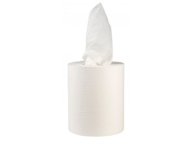 Hand Towel Paper Barrel Roll White 2 Ply